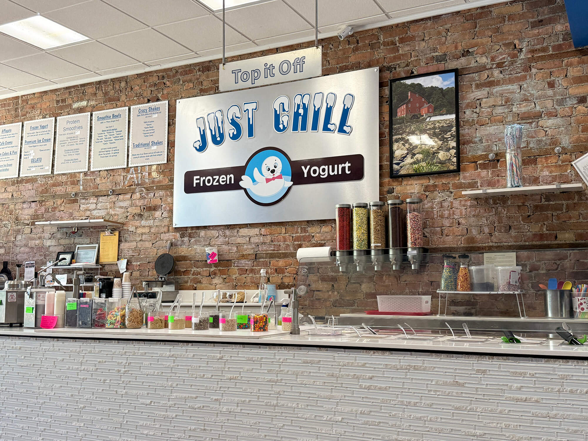 Interior Just Chill counter